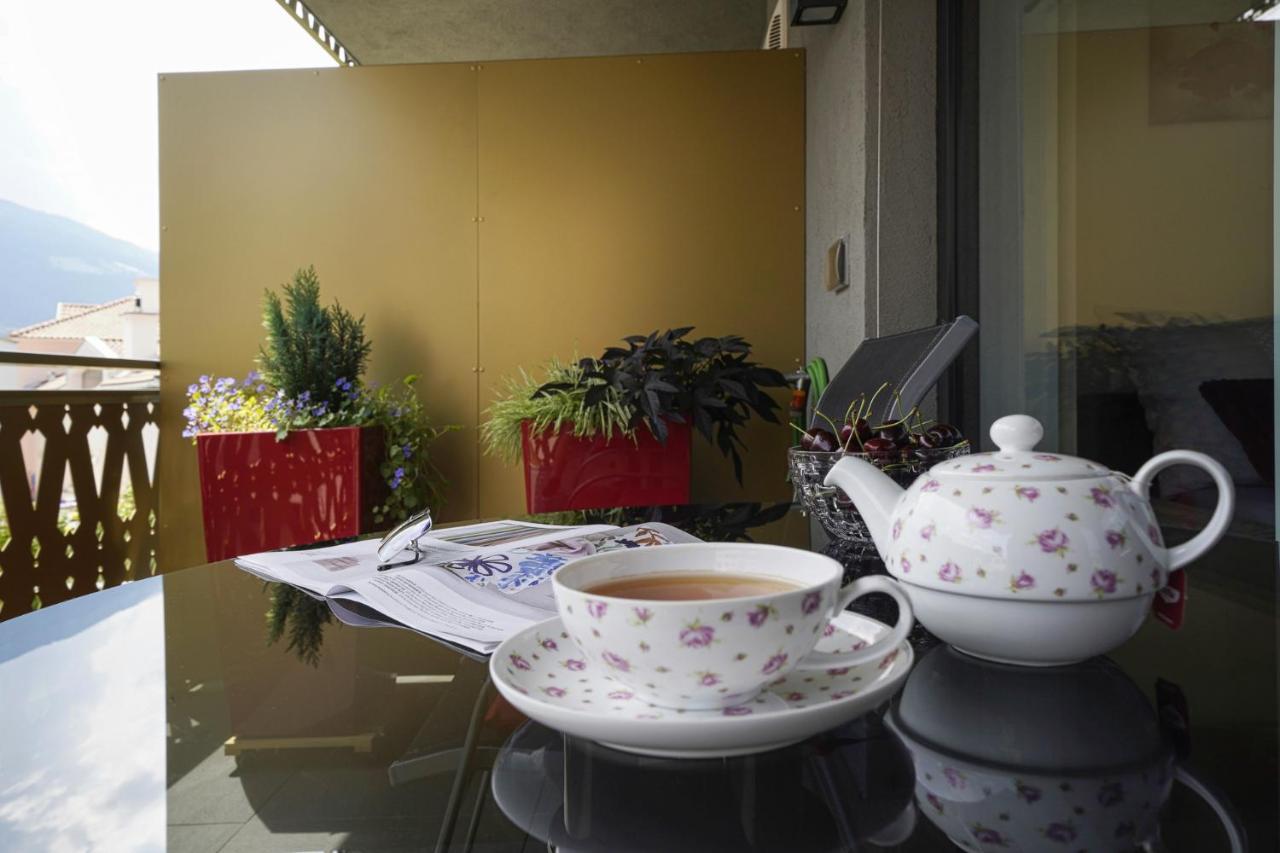 Ferienwohnung Im Zentrum Naturns Exteriör bild